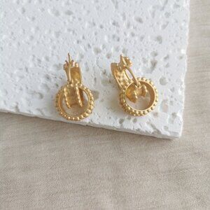 ✨Julie Vos✨ Marbella 24K Gold Plate Hoop Earrings